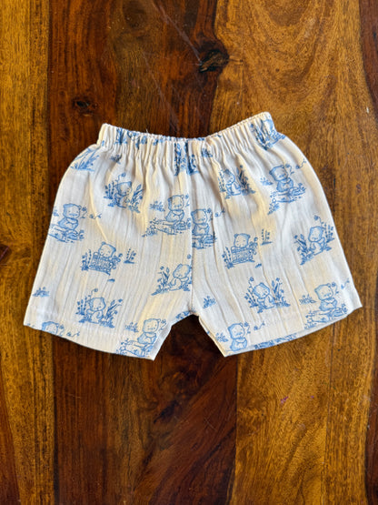 Organic Muslin Jabla with Shorts