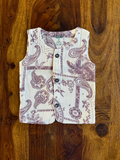 Organic Muslin Jabla with Shorts