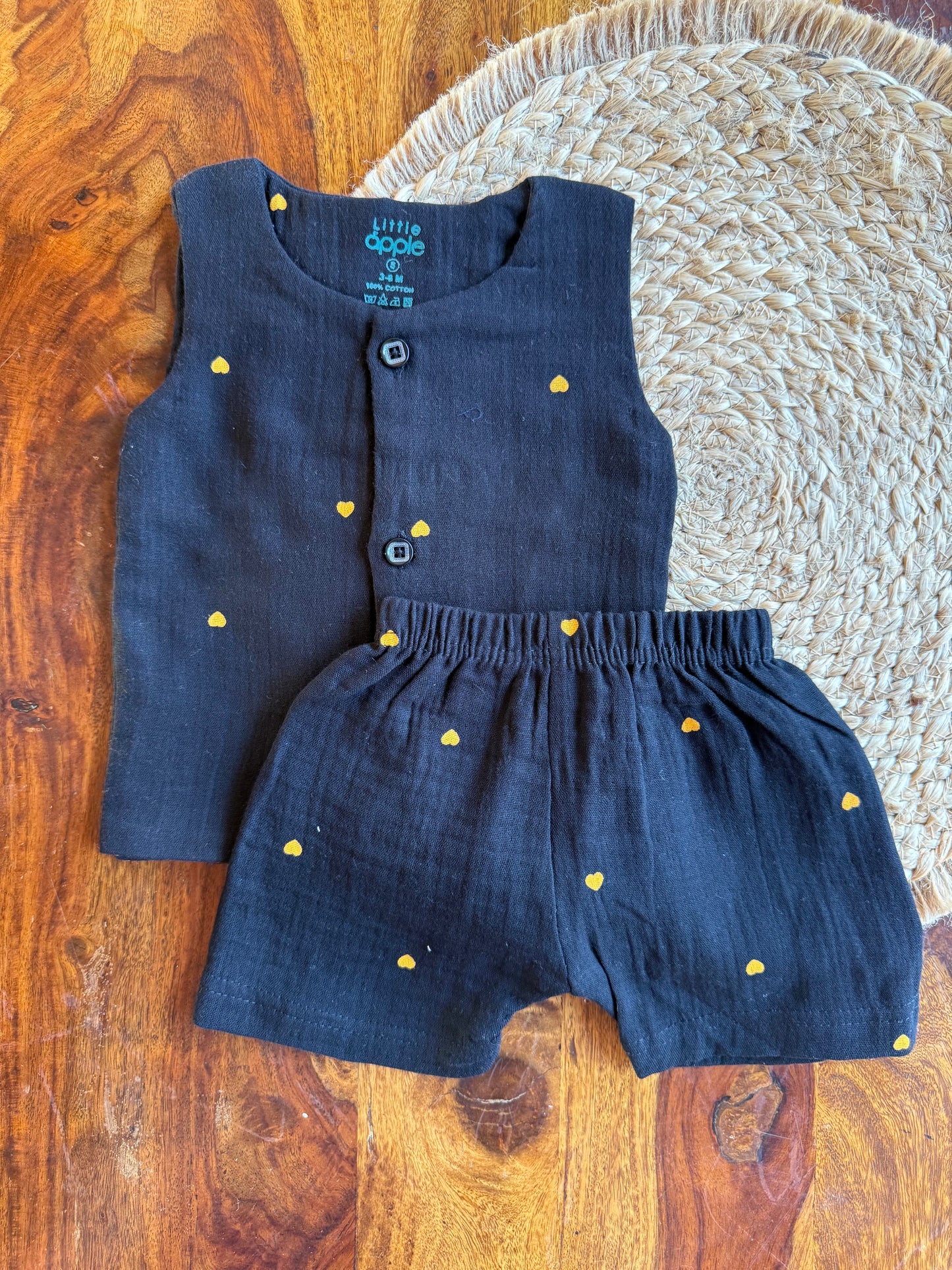 Organic Muslin Jabla with Shorts