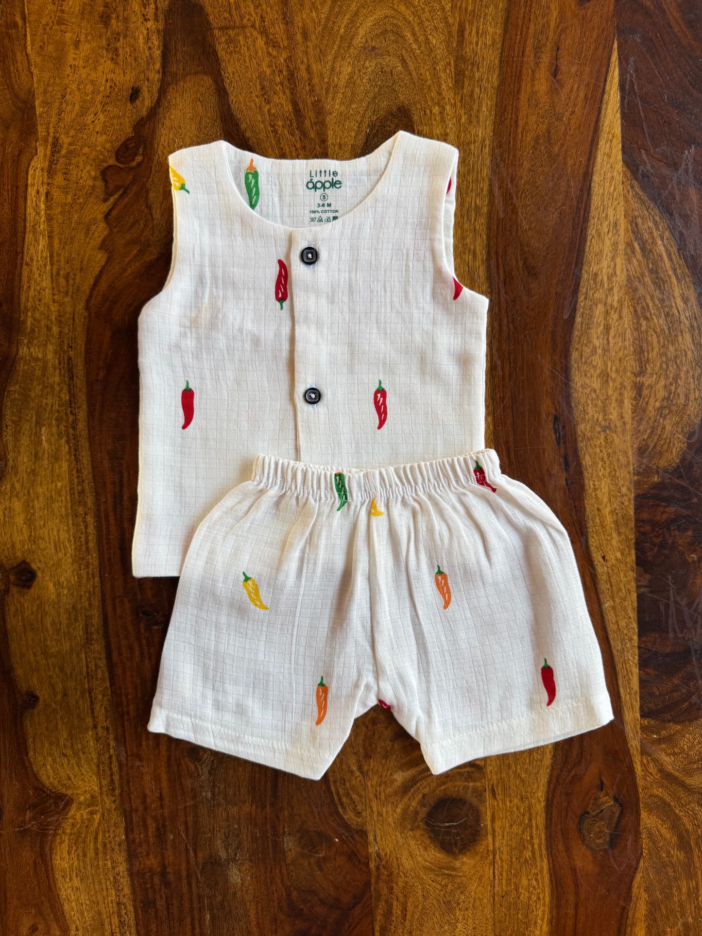 Organic Muslin Jabla with Shorts