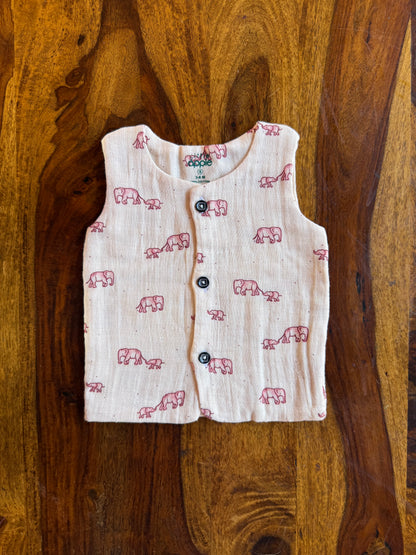 Organic Muslin Jabla with Shorts
