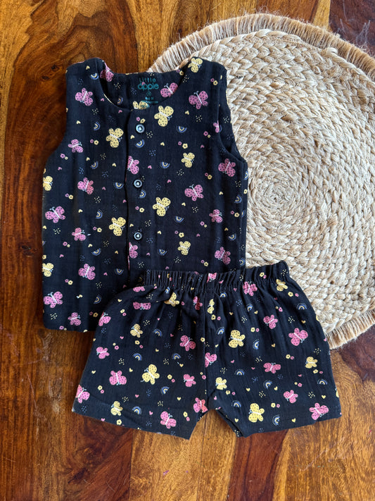 Organic Muslin Jabla with Shorts