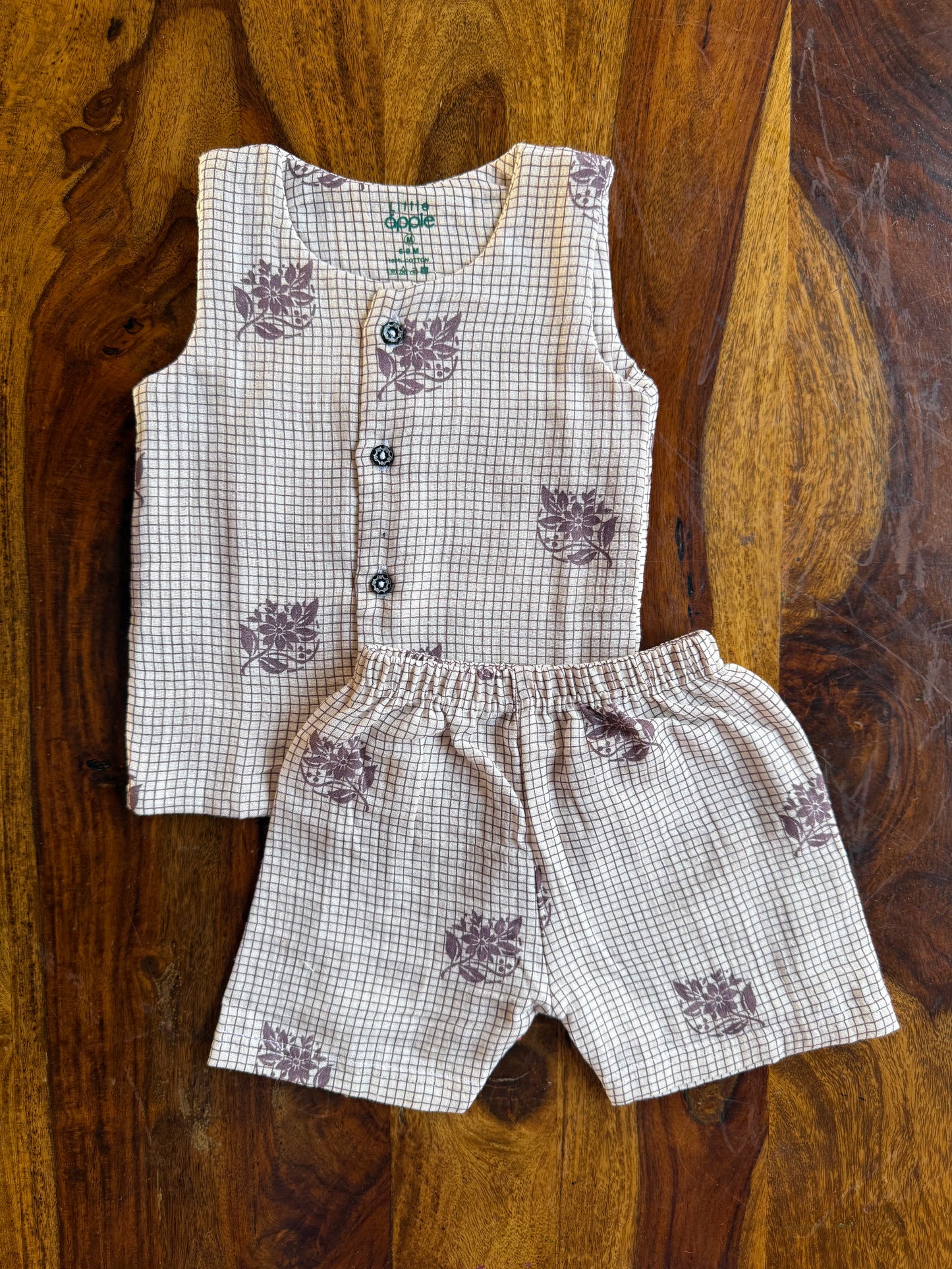 Organic Muslin Jabla with Shorts