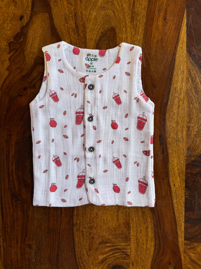 Organic Muslin Jabla with Shorts