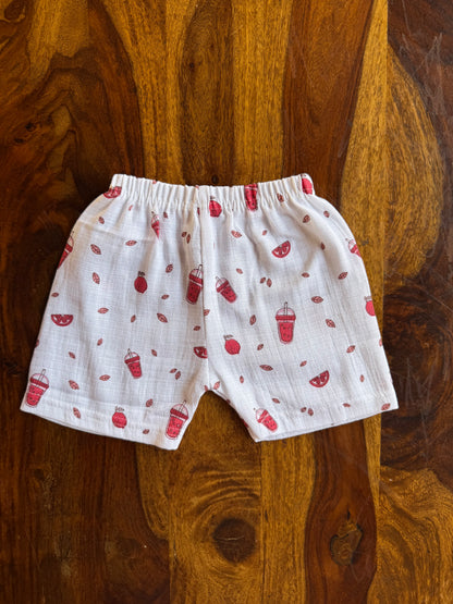 Organic Muslin Jabla with Shorts