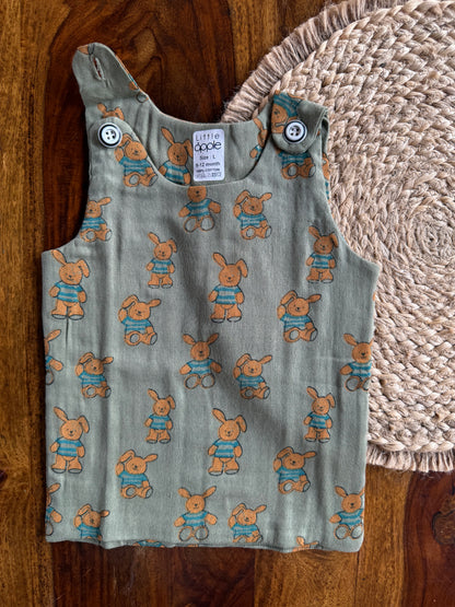 Organic Muslin Cotton Shoulder Button Jabla