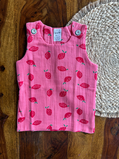 Organic Muslin Cotton Shoulder Button Jabla