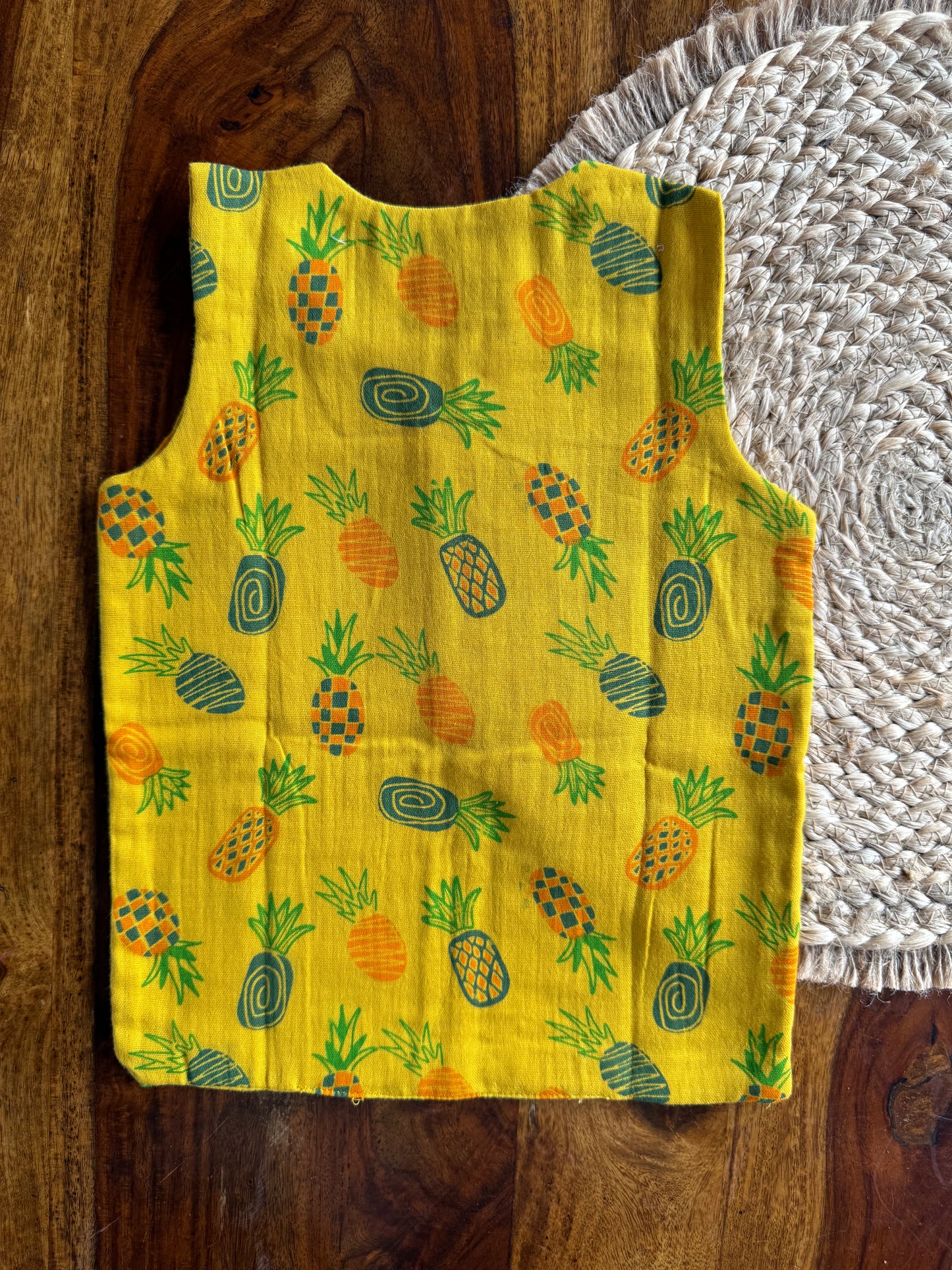 Organic Muslin Cotton Shoulder Button Jabla