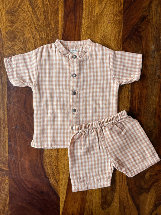 Muslin Collared Co-Ord Set