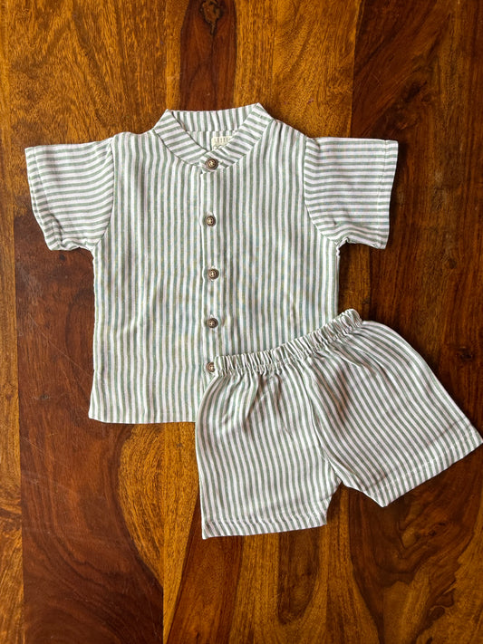 Muslin Collared Co-Ord Set