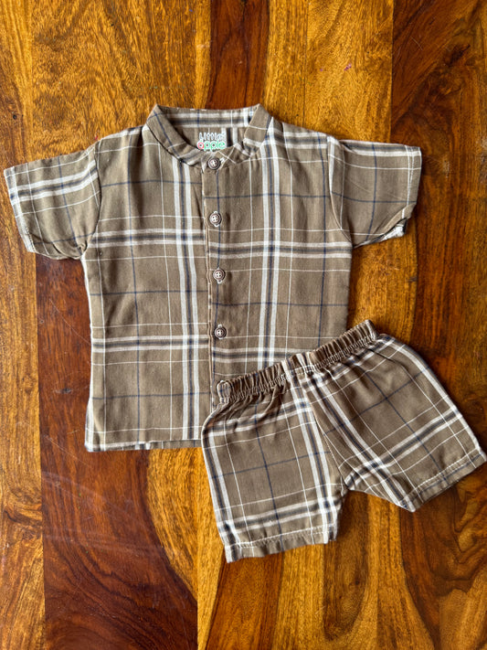 Muslin Chinese Collar Set