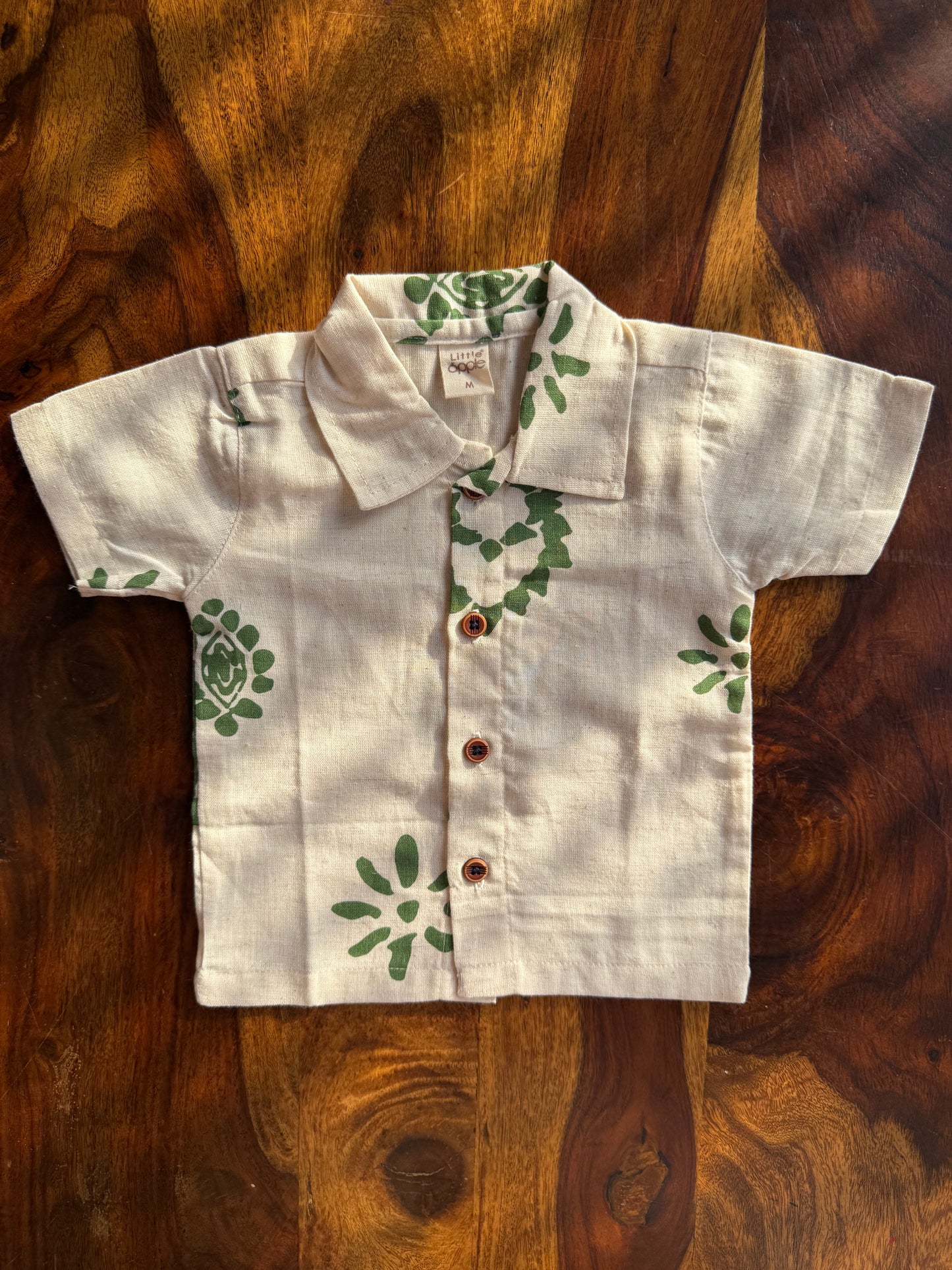 Muslin Collared Printed Co-ord Set