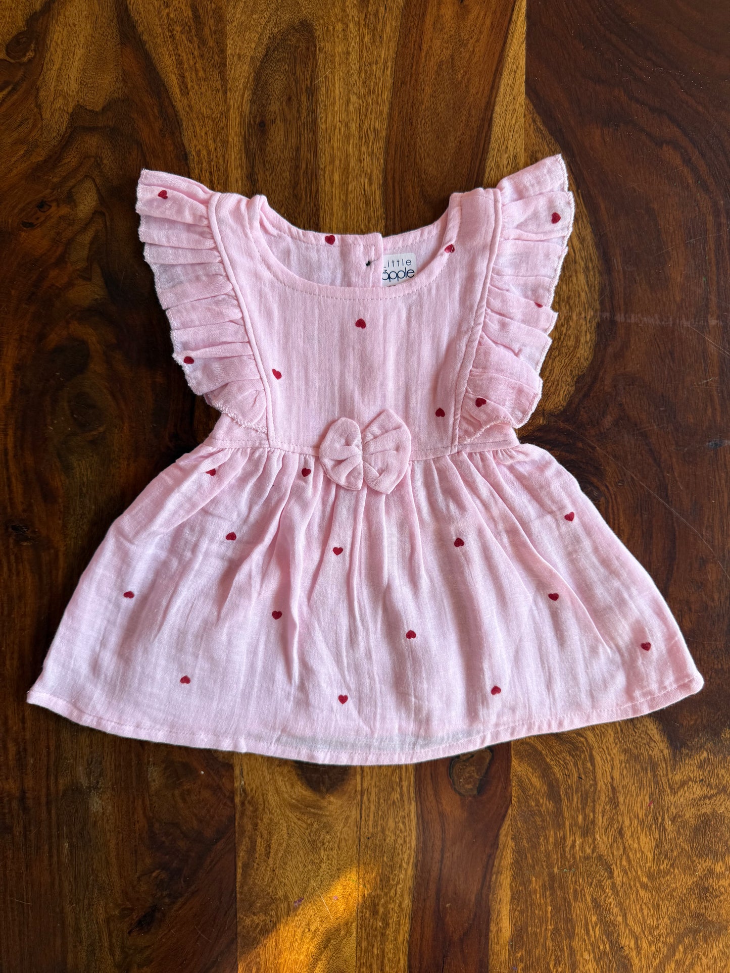 Organic Muslin Ruffle Frock
