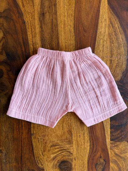 Muslin Collared Crinkled Co-Ord Set