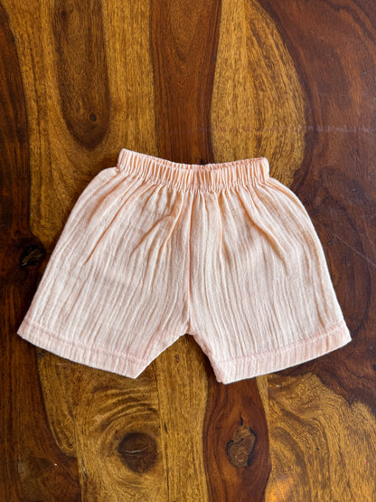 Muslin Collared Crinkled Co-Ord Set