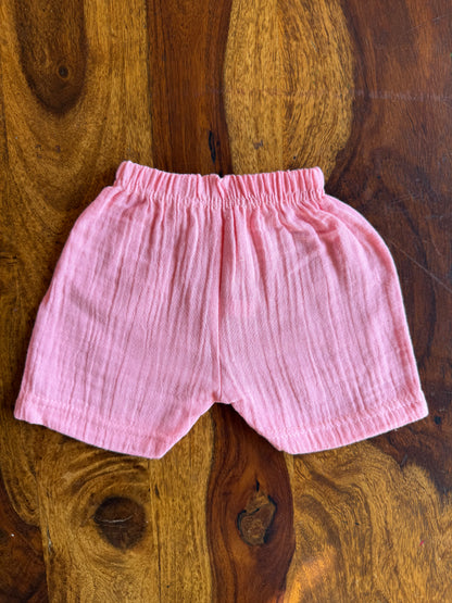 Muslin Collared Crinkled Co-Ord Set