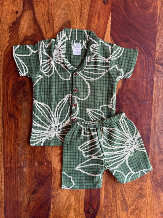 Muslin Collared Co-ord Set
