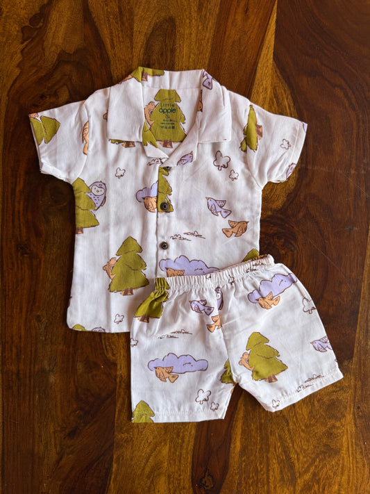 Muslin Collared Co-ord Set