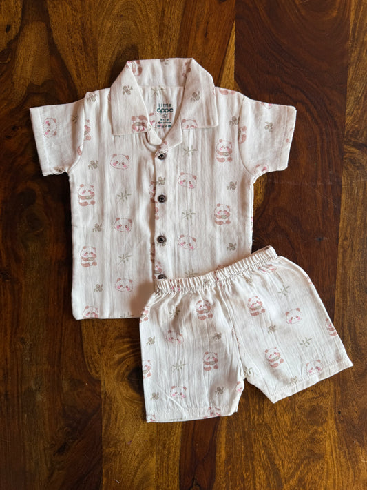 Muslin Collared Co-ord Set