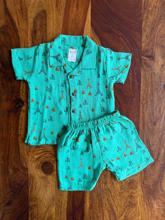 Muslin Collared Co-ord Set