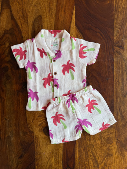 Muslin Collared Co-ord Set