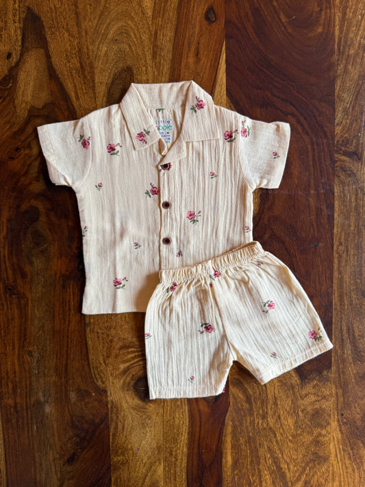 Muslin Collared Co-ord Set