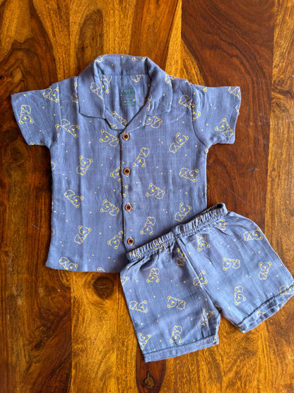 Muslin Collared Co-ord Set