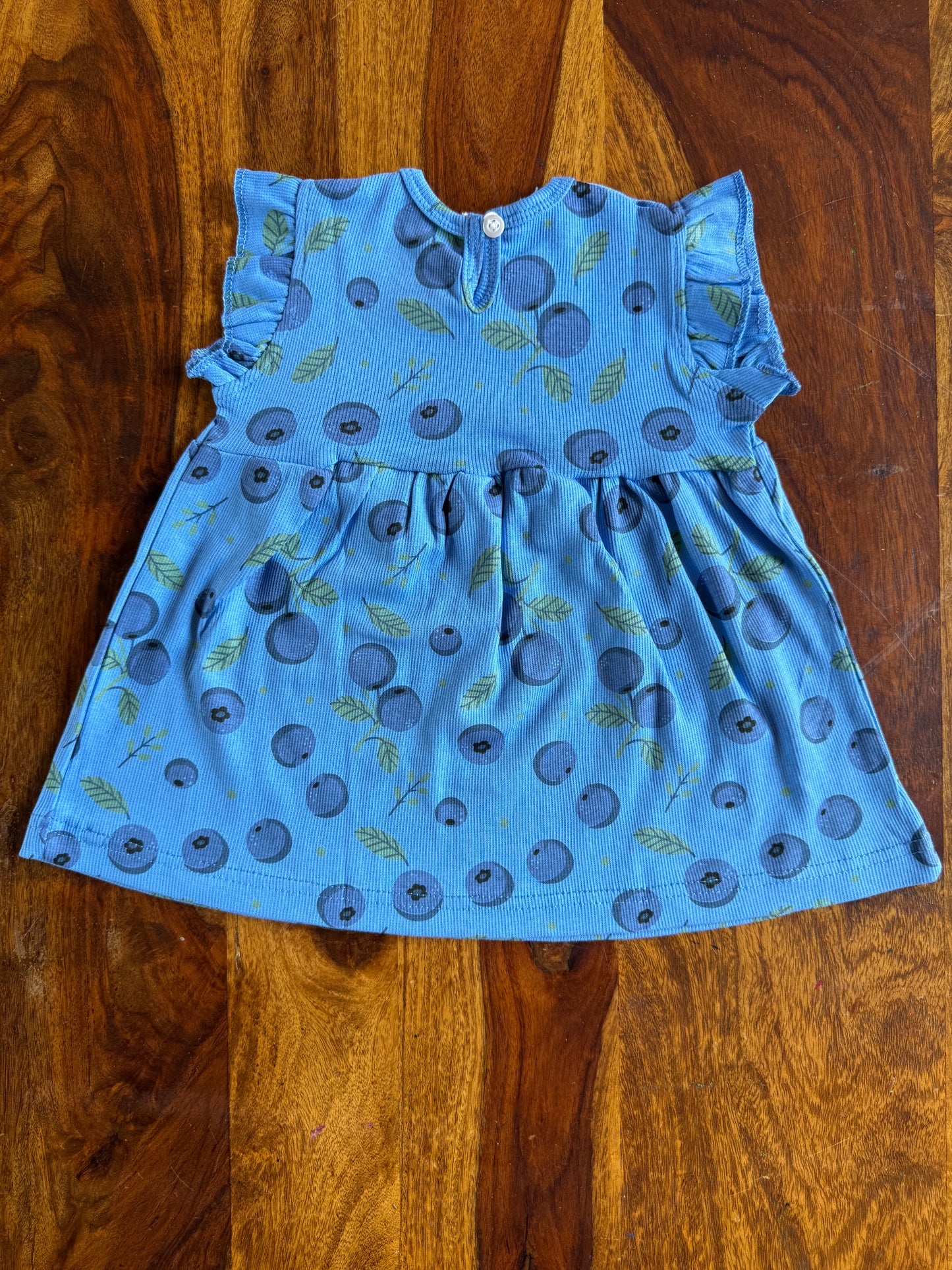 Cotton Flutter Sleeve Frock