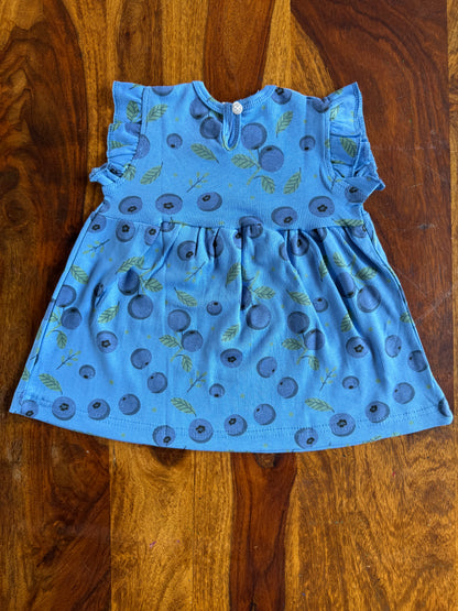 Cotton Flutter Sleeve Frock