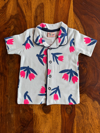 Cotton Half Sleeve Night Suits