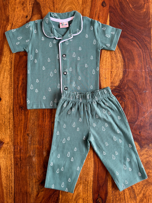 Cotton Half Sleeve Night Suits