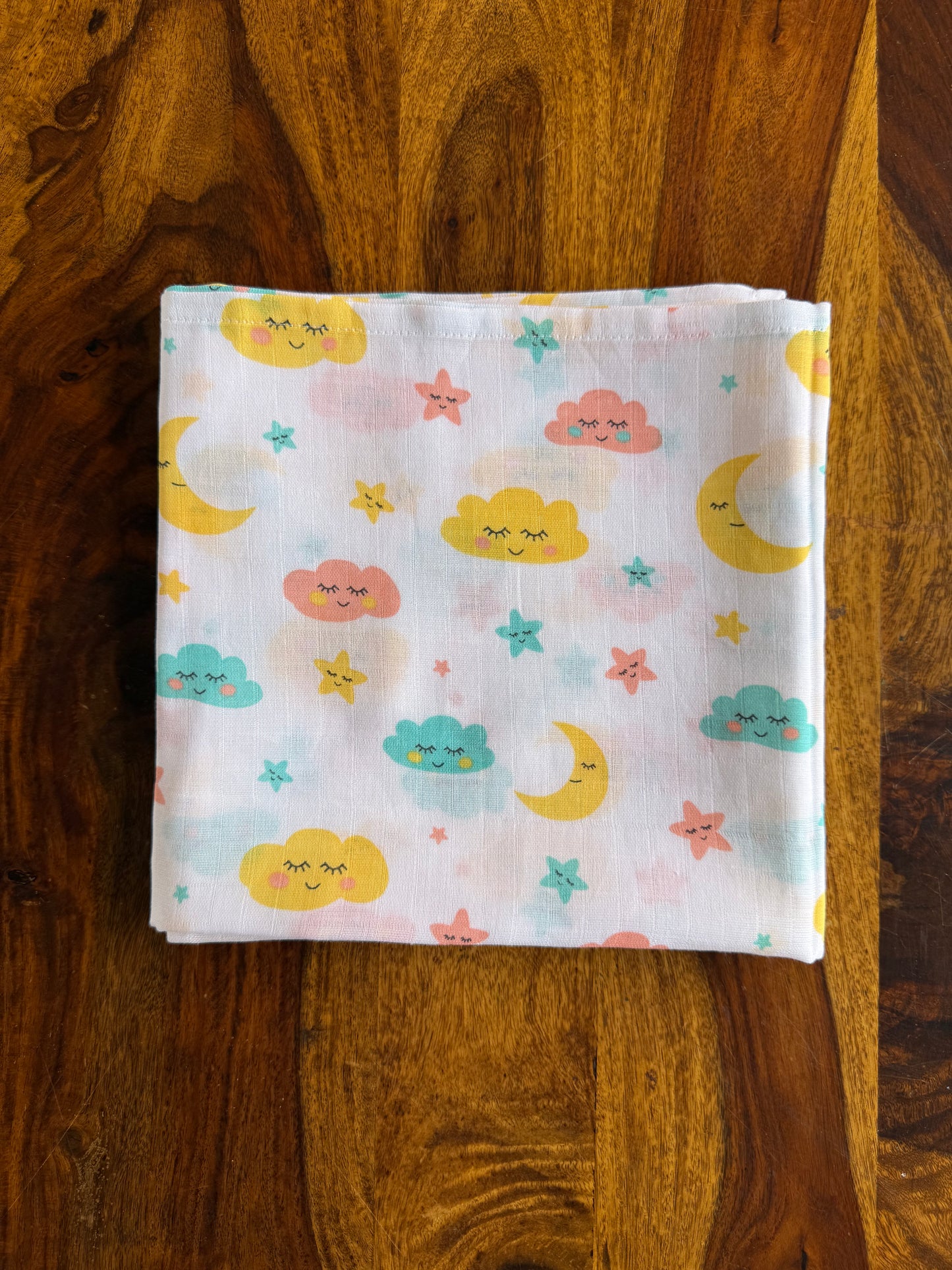 Pure Organic Muslin Swaddle 100 * 100 cm