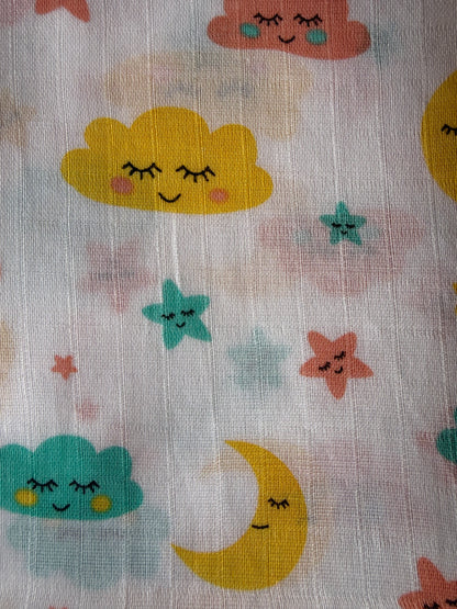 Pure Organic Muslin Swaddle 100 * 100 cm