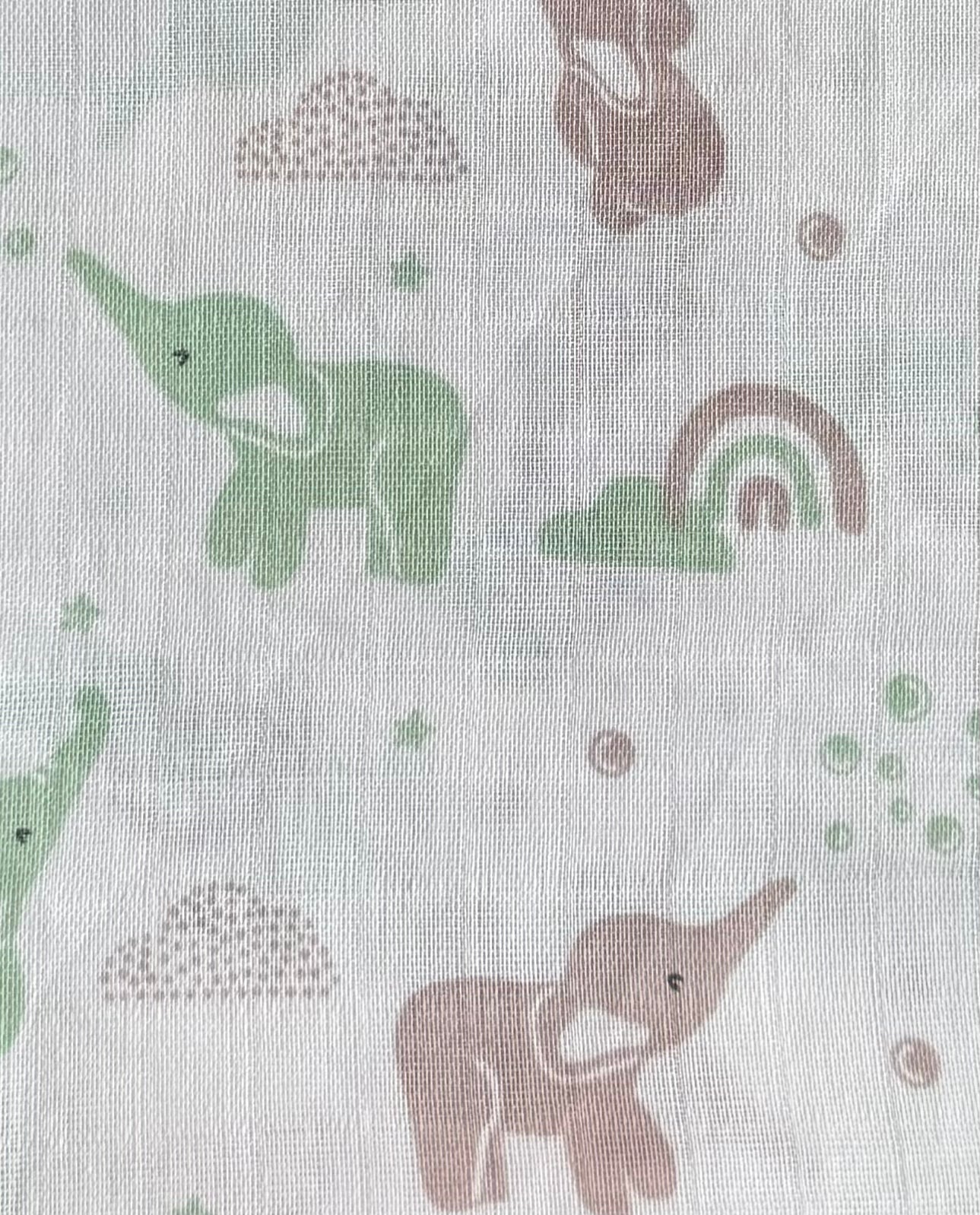 Pure Organic Muslin Swaddle 100 * 100 cm