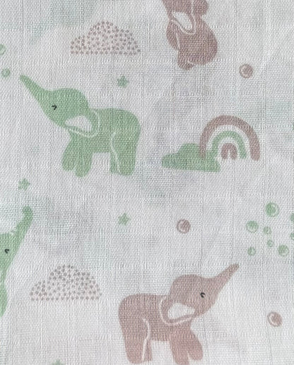 Pure Organic Muslin Swaddle 100 * 100 cm