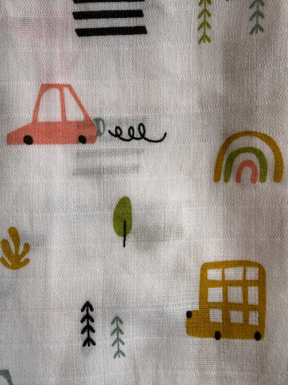 Pure Organic Muslin Swaddle 100 * 100 cm