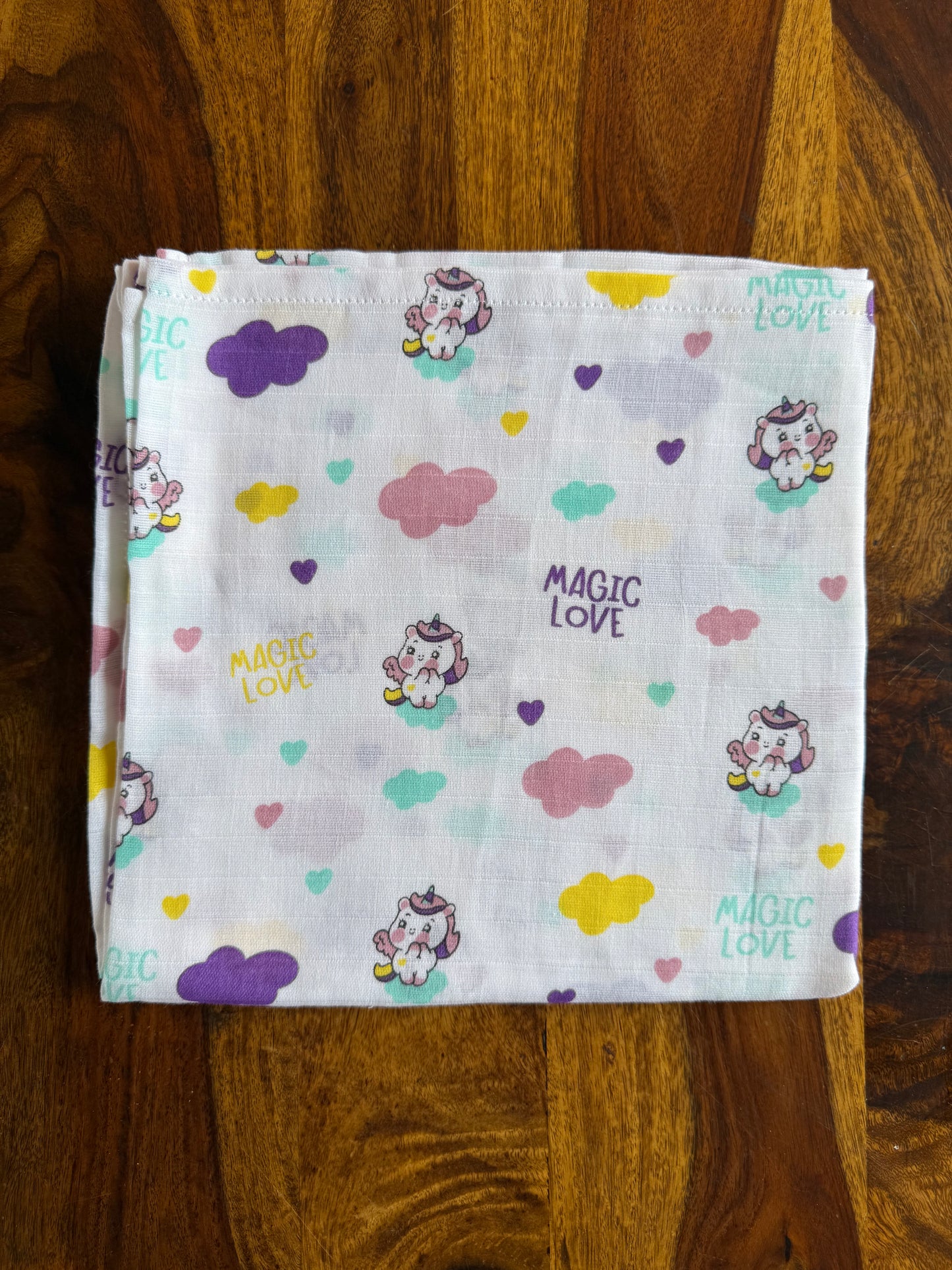 Pure Organic Muslin Swaddle 100 * 100 cm