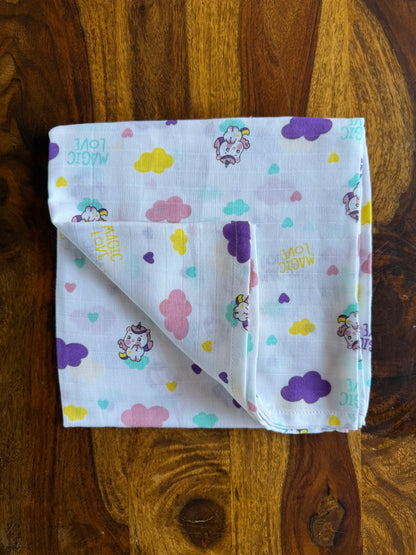 Pure Organic Muslin Swaddle 100 * 100 cm