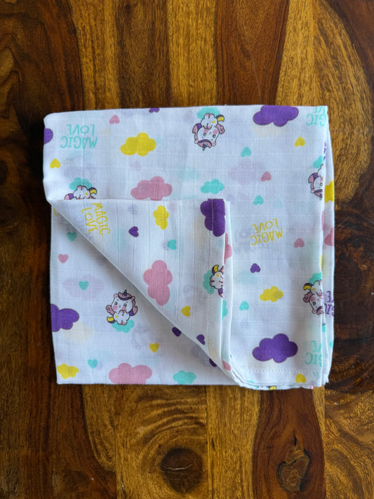 Pure Organic Muslin Swaddle 100 * 100 cm