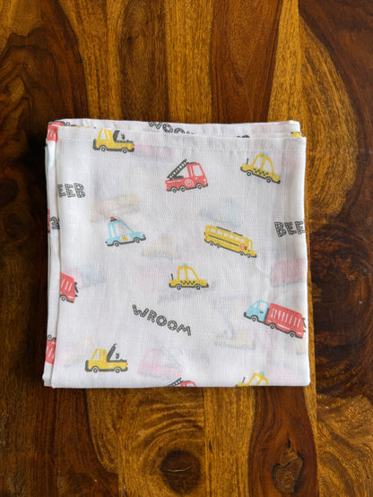 Pure Organic Muslin Swaddle 100 * 100 cm