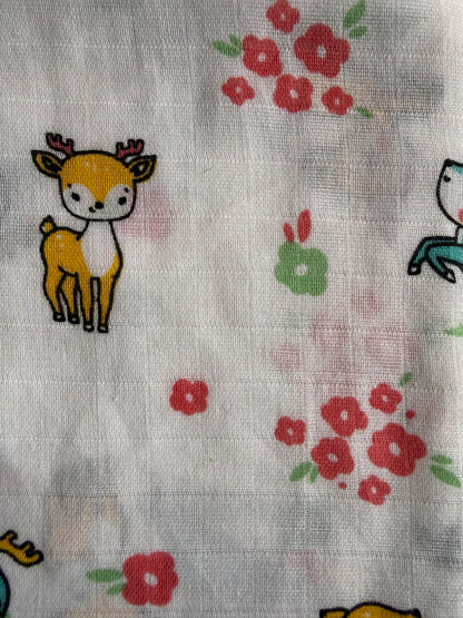 Pure Organic Muslin Swaddle 100 * 100 cm