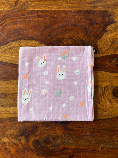 Pure Organic Muslin Swaddle 100 * 100 cm