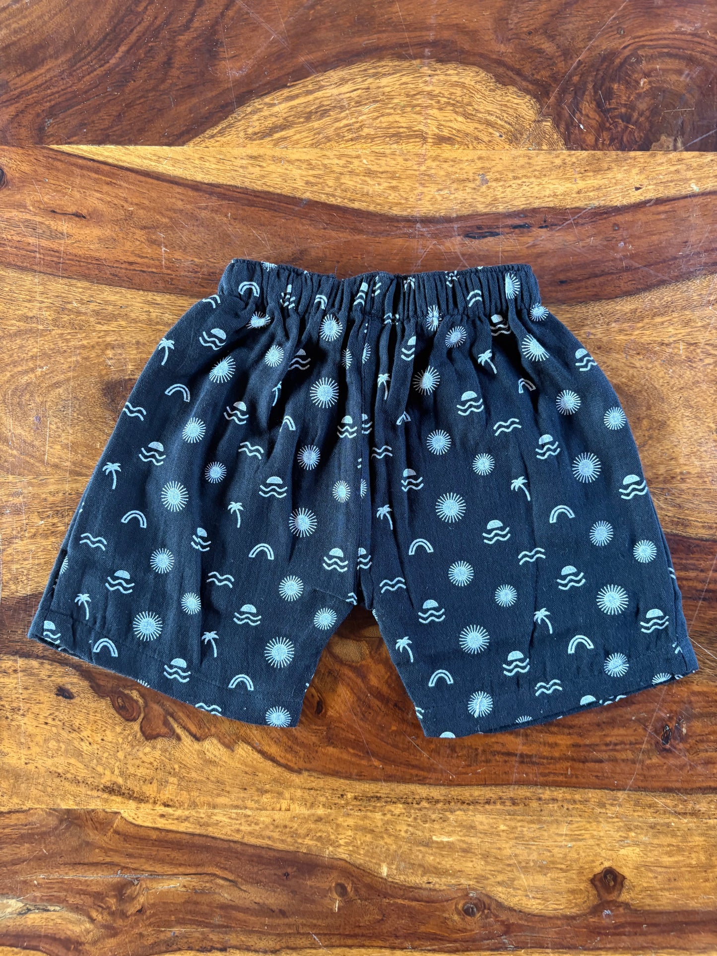 Organic Muslin Shirt & Shorts Set for Kids
