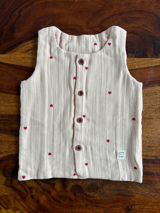 Pure Organic Muslin Cotton Jabla