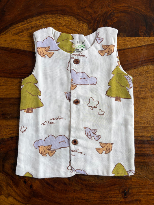 Pure Organic Muslin Cotton Jabla