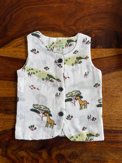 Pure Organic Muslin Cotton Jabla