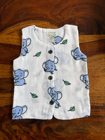Pure Organic Muslin Cotton Jabla