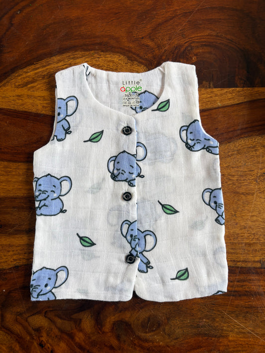 Pure Organic Muslin Cotton Jabla