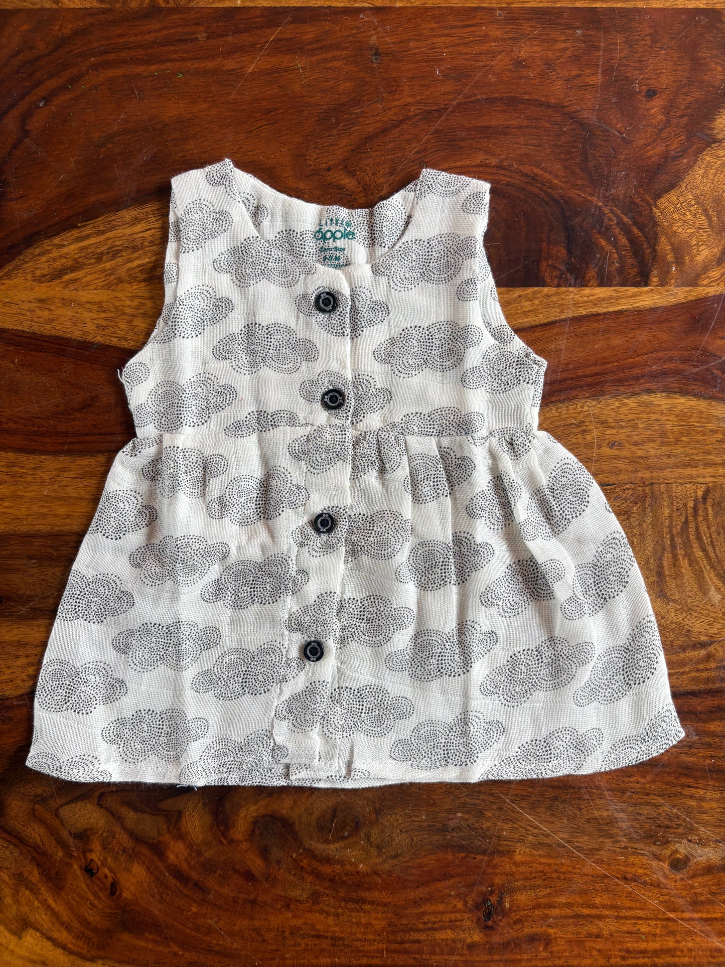 Organic Muslin Baby Frock