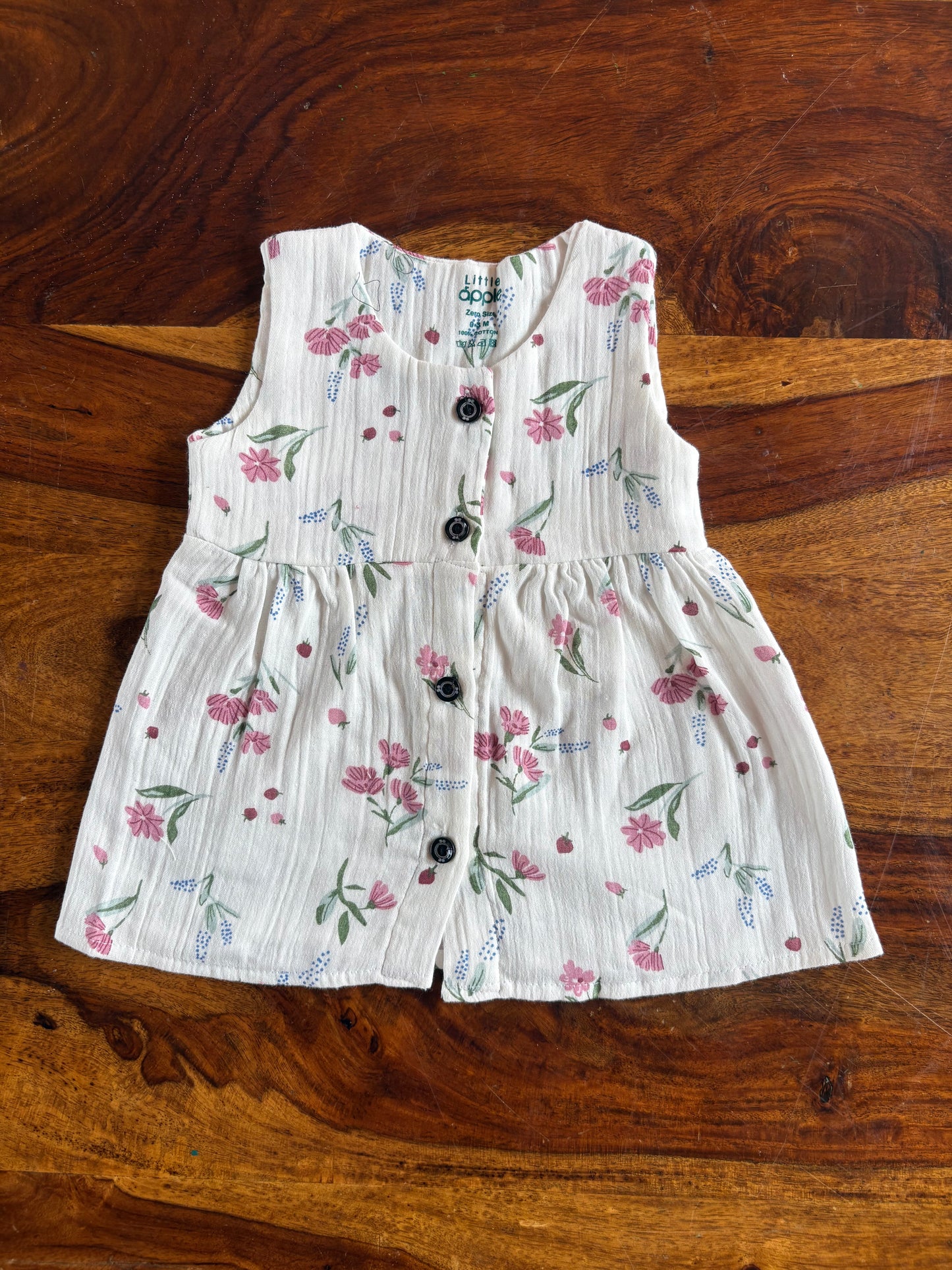 Organic Muslin Baby Frock